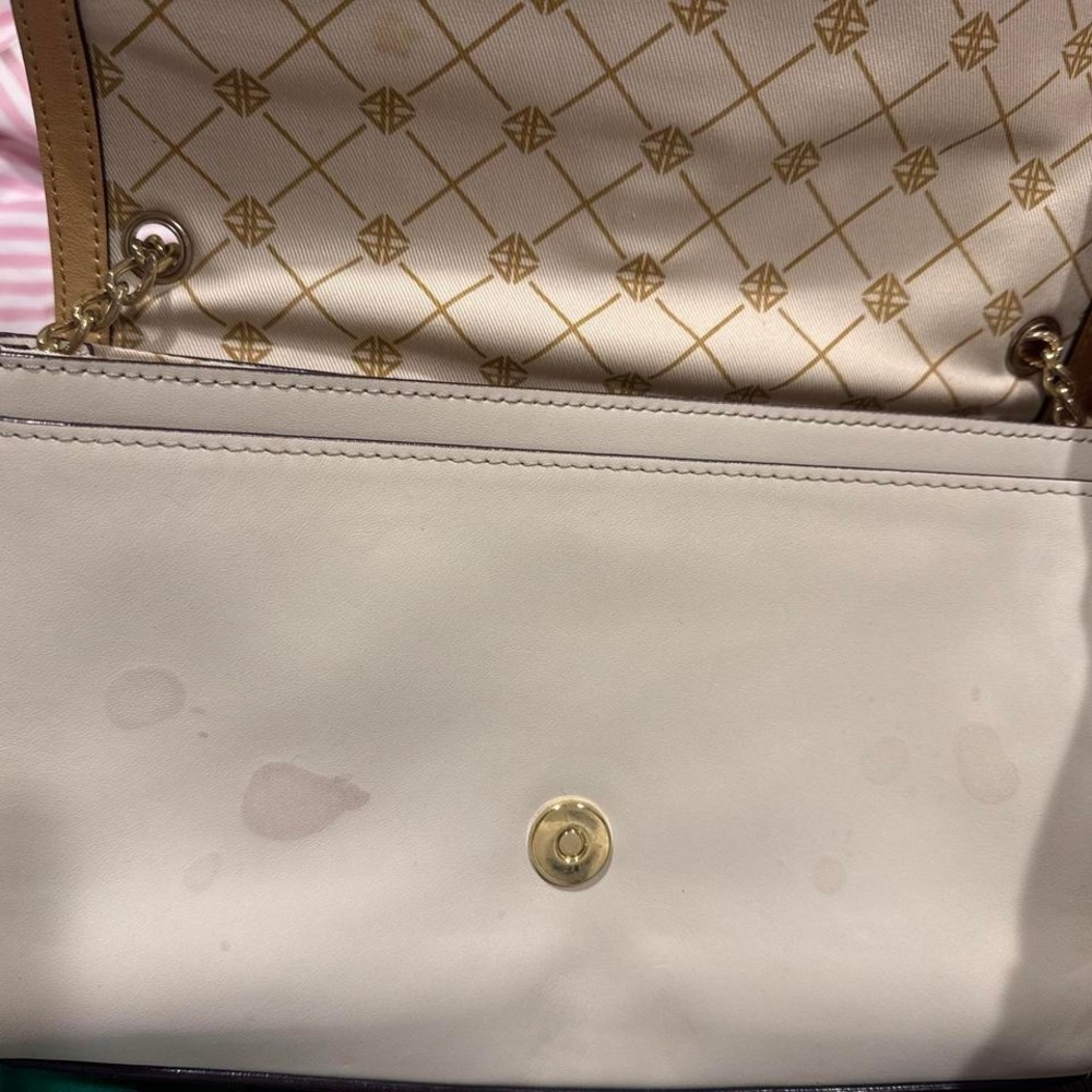 Antonio Melani black and cream leather crossbody bag - Picture 7 of 7